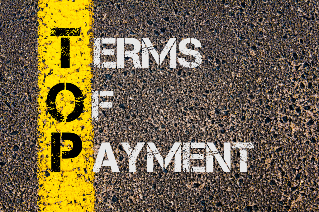 Business Acronym TOP as Terms Of Payment